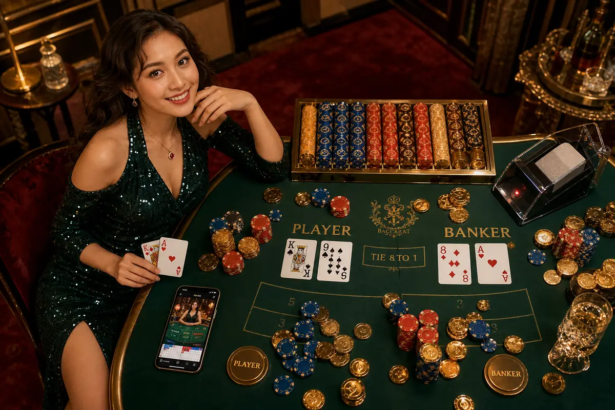 king368 Casino dealer langsung meja baccarat